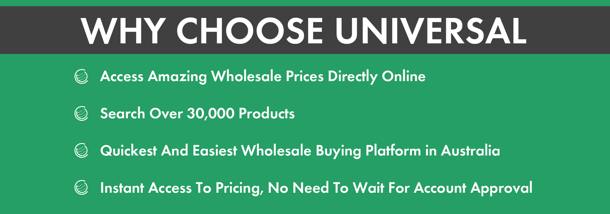 Why choose Universal